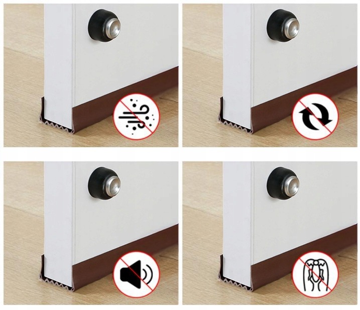  védelem a huzat ellen - tömítés az ajtó alá